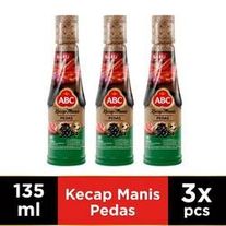 ABC Kecap Manis Pedas 135 ml - Multipack 3 pcs