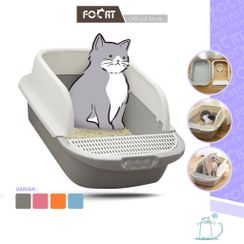 2 Column - Tas Astronot Kucing & FOCAT Cat Litter Box-1