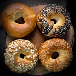 2 Column - Grandpa's Artisan Bagel Tanpa Gula dan Susu ISI 4PCS & Pretzel box isi 4pcs-0