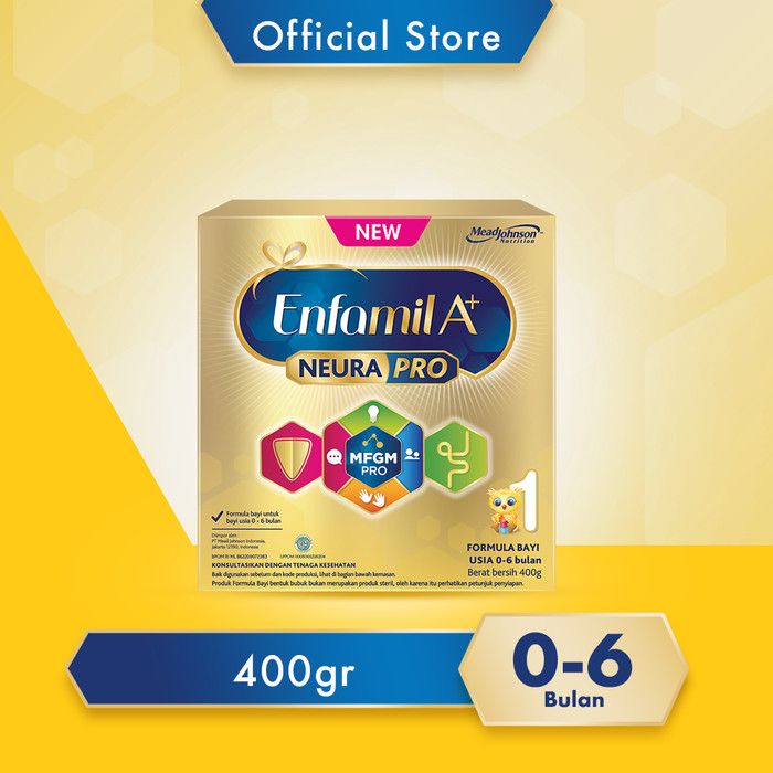 Enfamil A+ 1 Susu Formula Bayi Plain 400g - 1