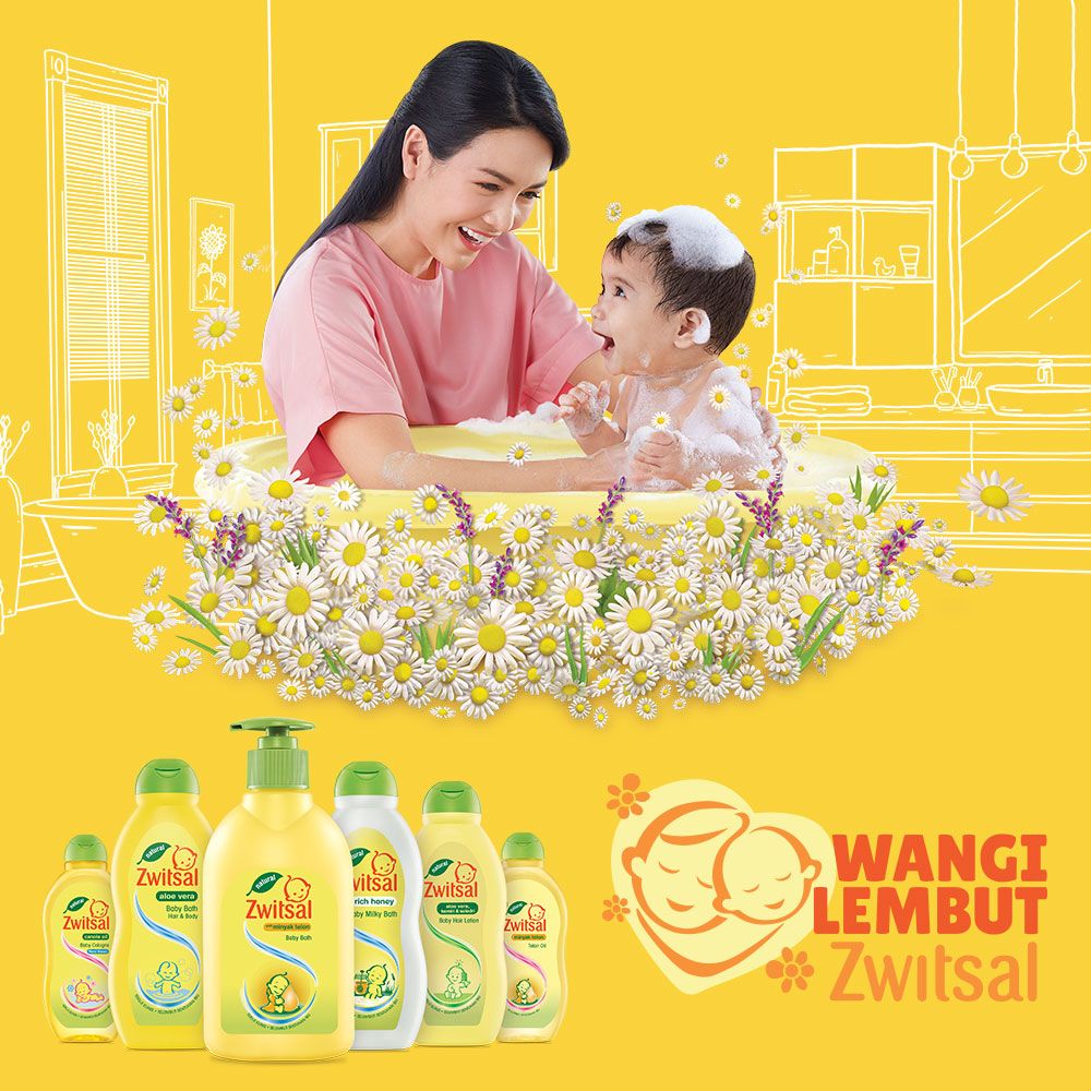 Zwitsal Natural Baby Twin Pack Hair Lotion Aloe Vera Tub 100ml - 6