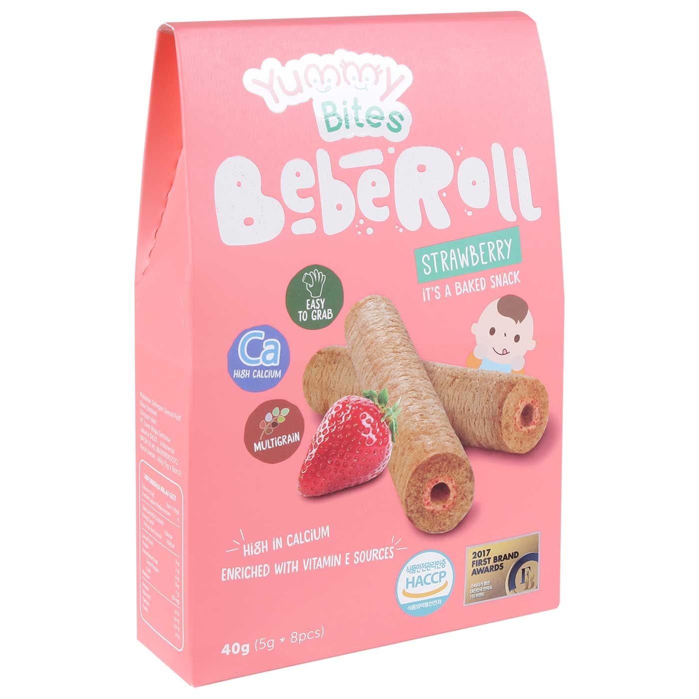 Yummy Bites Beberoll Strawberry 40gr - 2