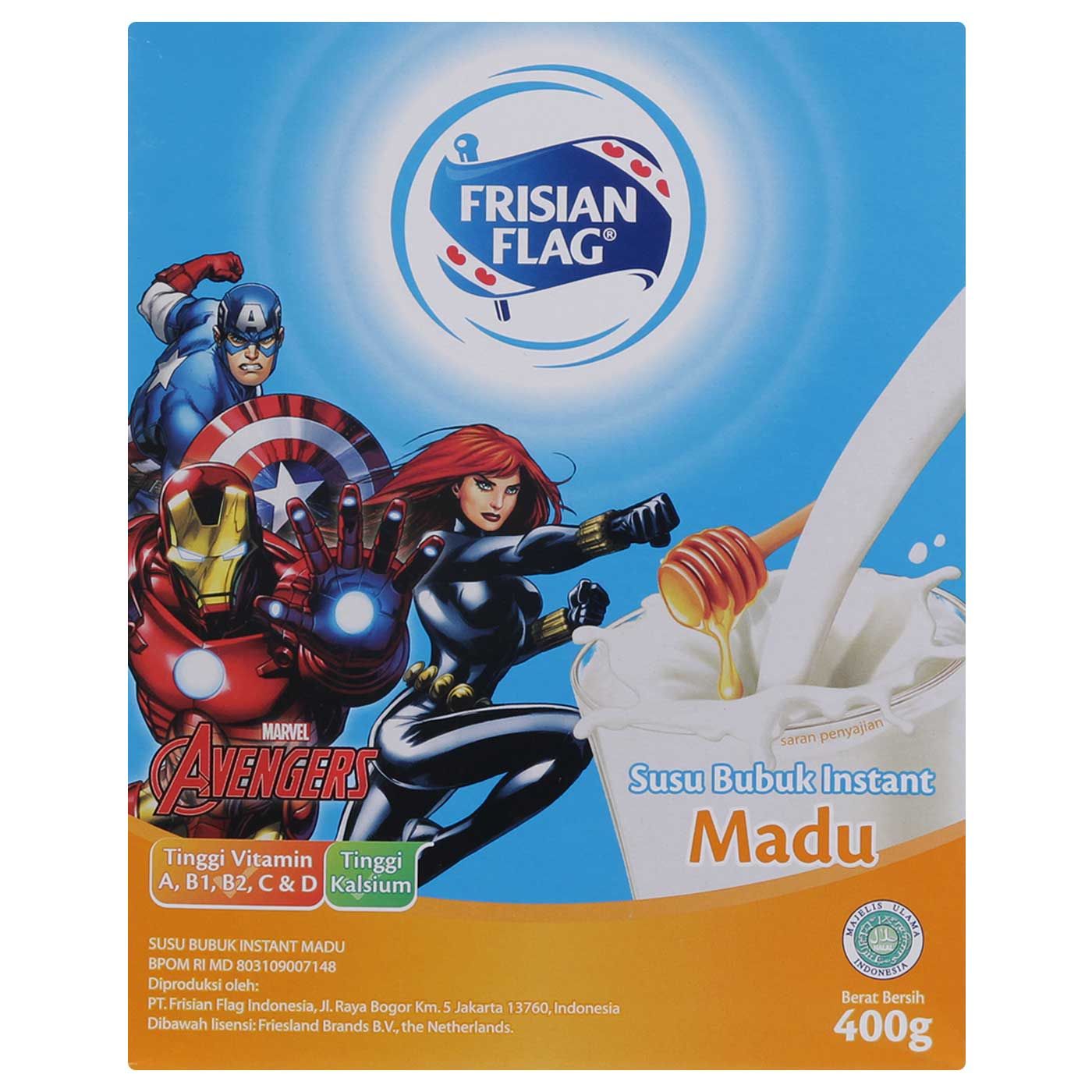 Frisian Flag Bendera Bubuk Instant Madu 400gr Box - 1