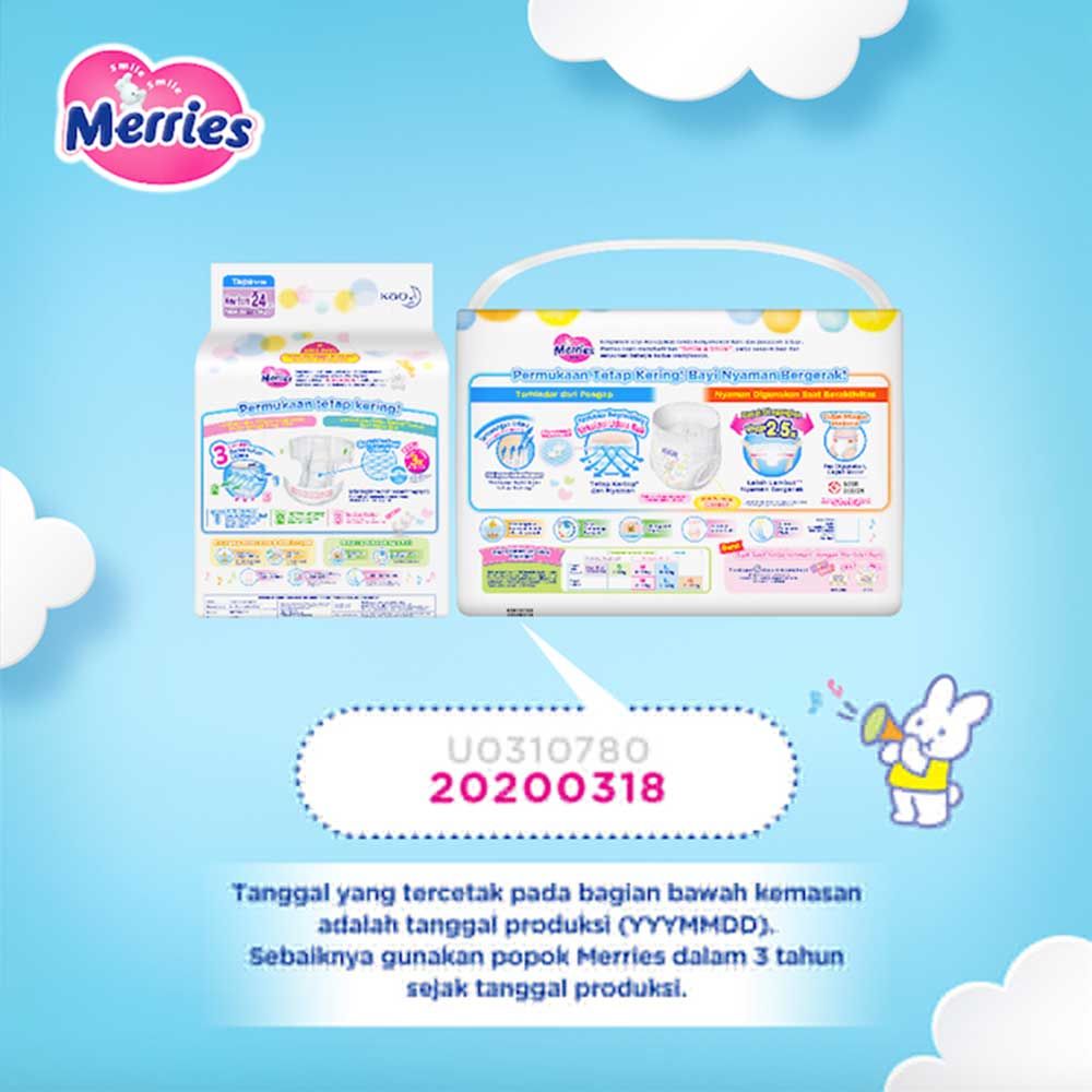 Merries Baby Diapers Pants L 22 - 5