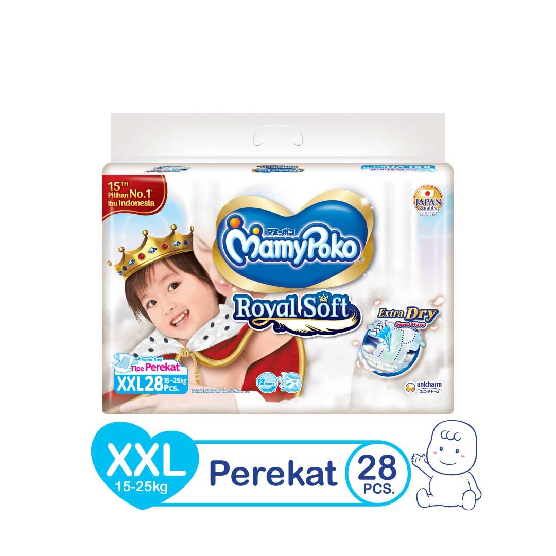 MamyPoko Tape Royal Soft XXL 28 - 1