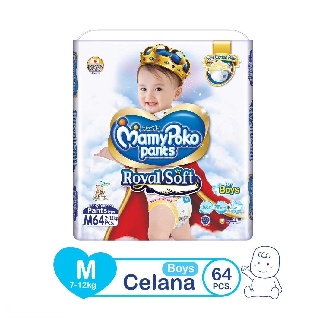 MamyPoko Pants Royal Soft M 64 Boys - 1