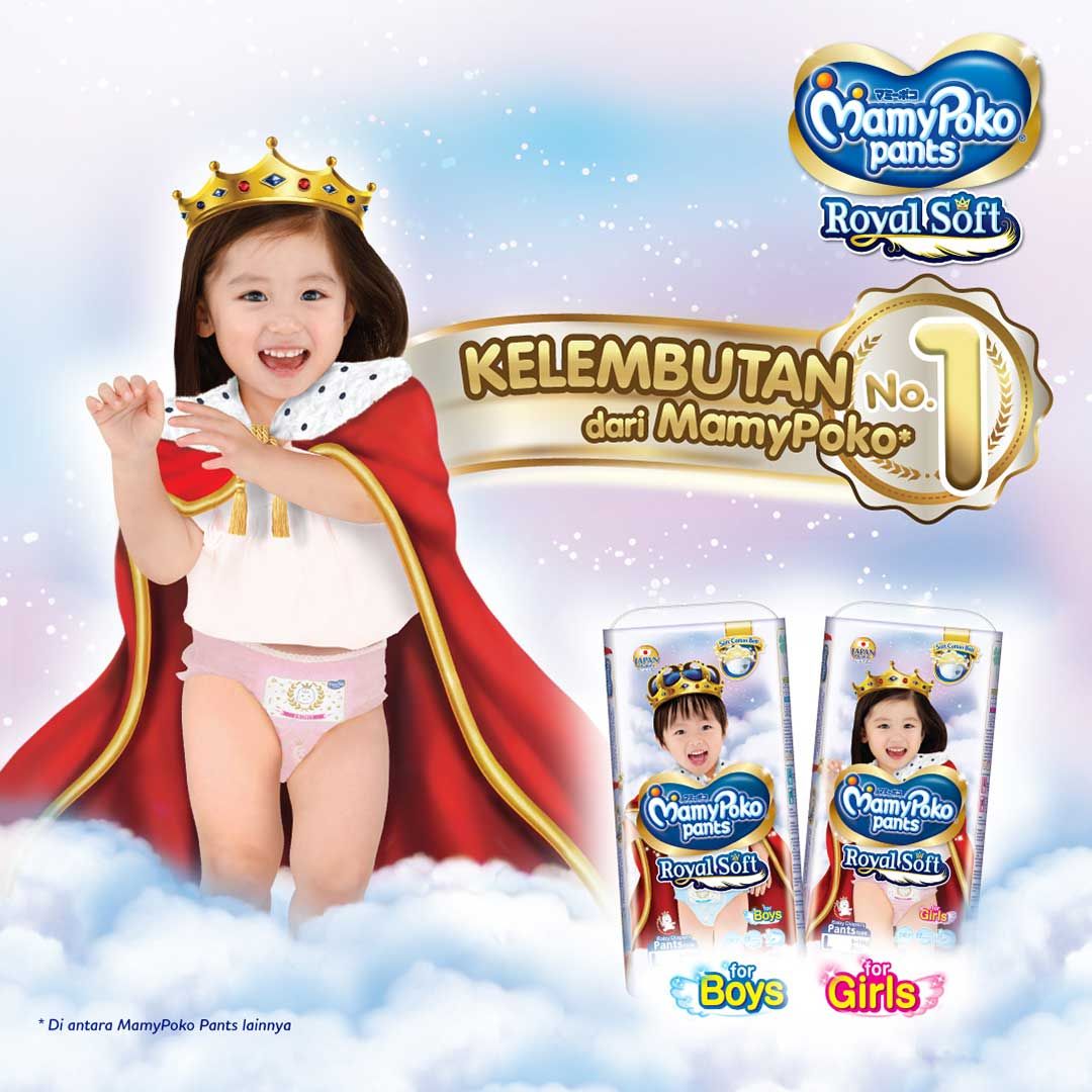 MamyPoko Pants Royal Soft L 52 Girls - 2