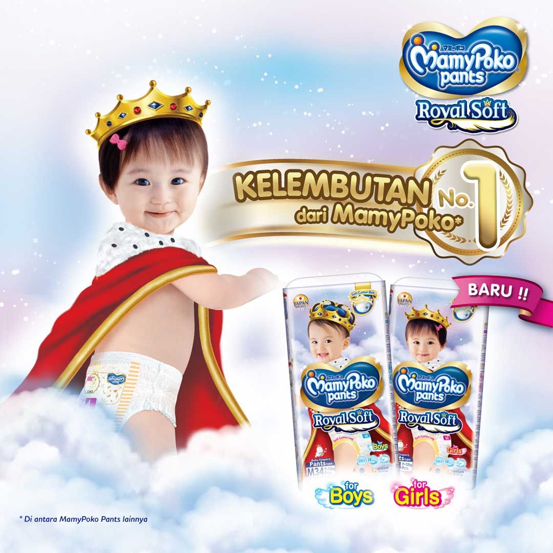 MamyPoko Pants Royal Soft M 34 Girls - 2