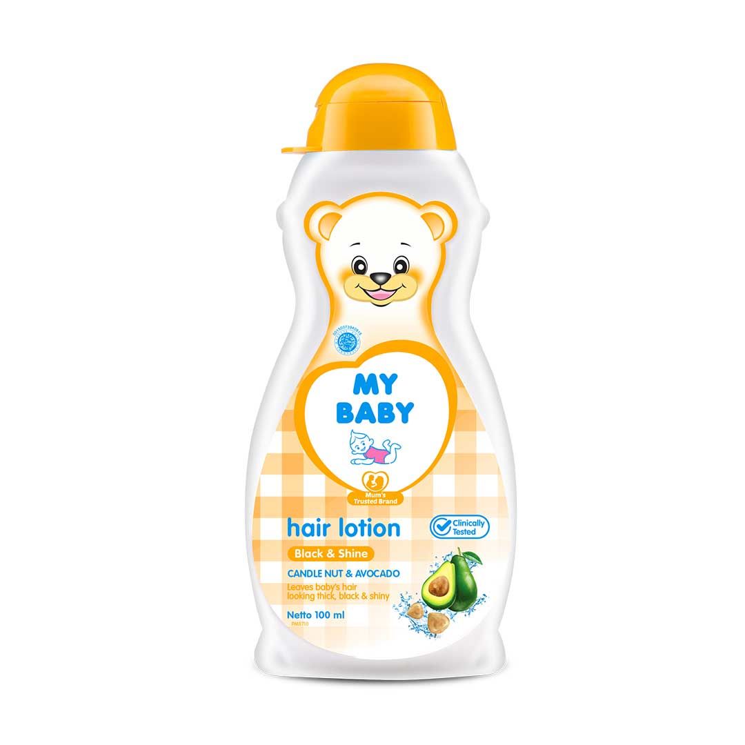 My Baby Hair Lotion Black & Shine 100ml - 2