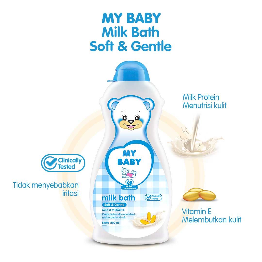 My Baby Milk Bath Soft & Gentle 200ml - 4