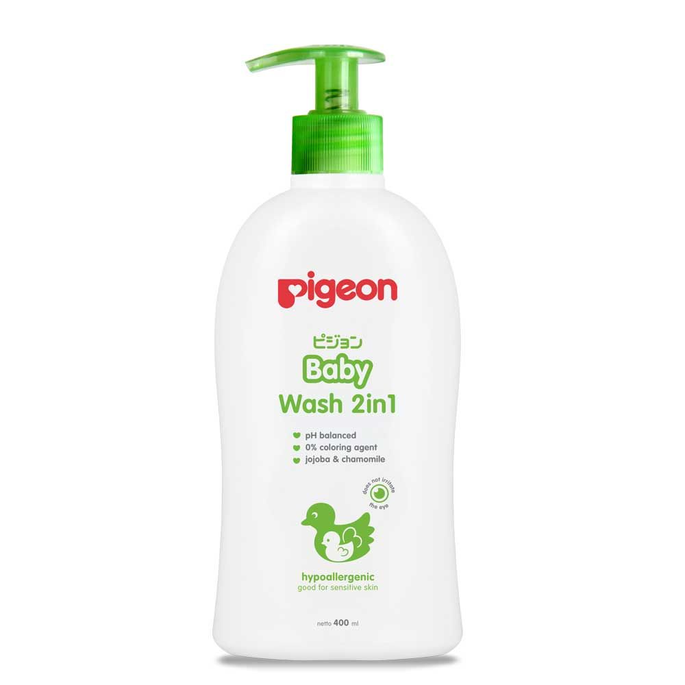 Pigeon Baby Wash Chamomile 400ml Pump - 1