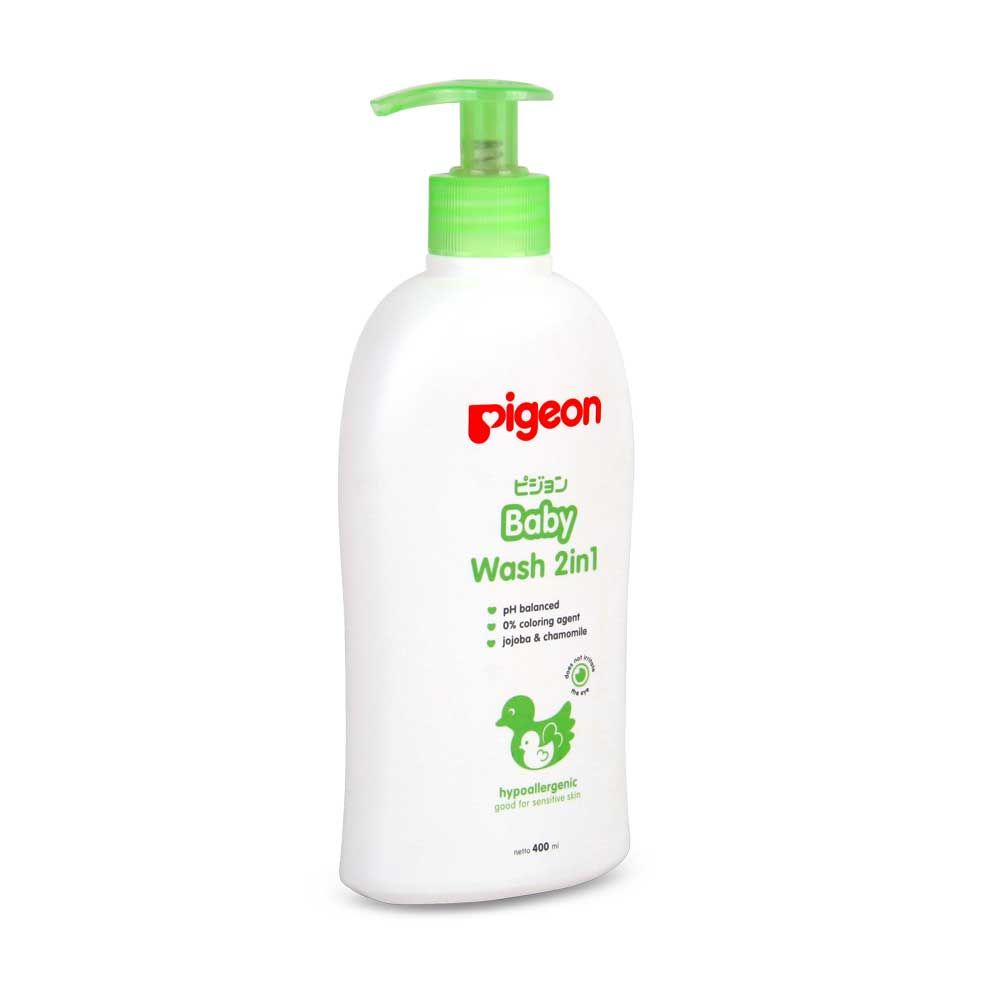 Pigeon Baby Wash Chamomile 400ml Pump - 3