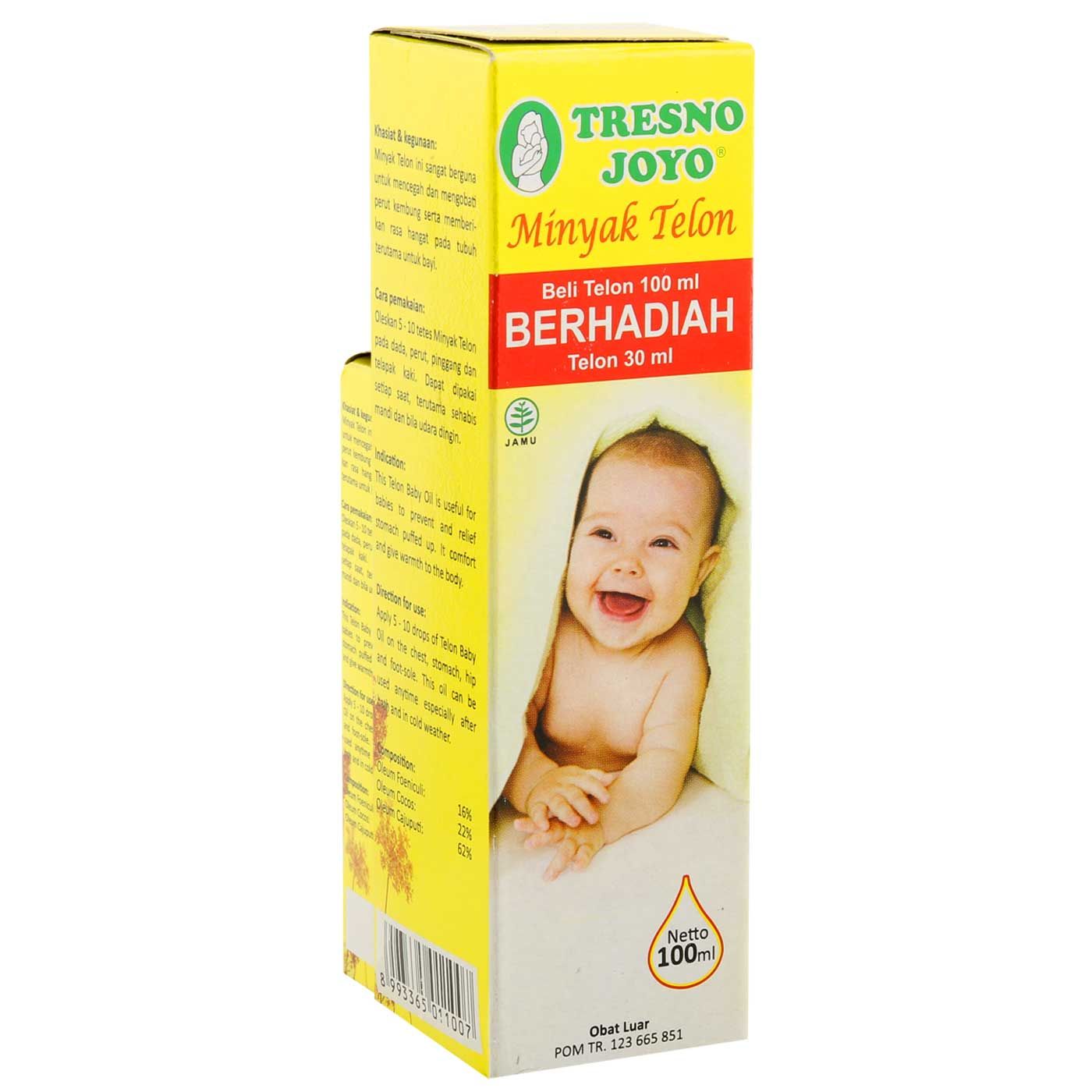 Tresno Joyo Minyak Telon 100ml Free Minyak Telon 30ml MKTG - 3