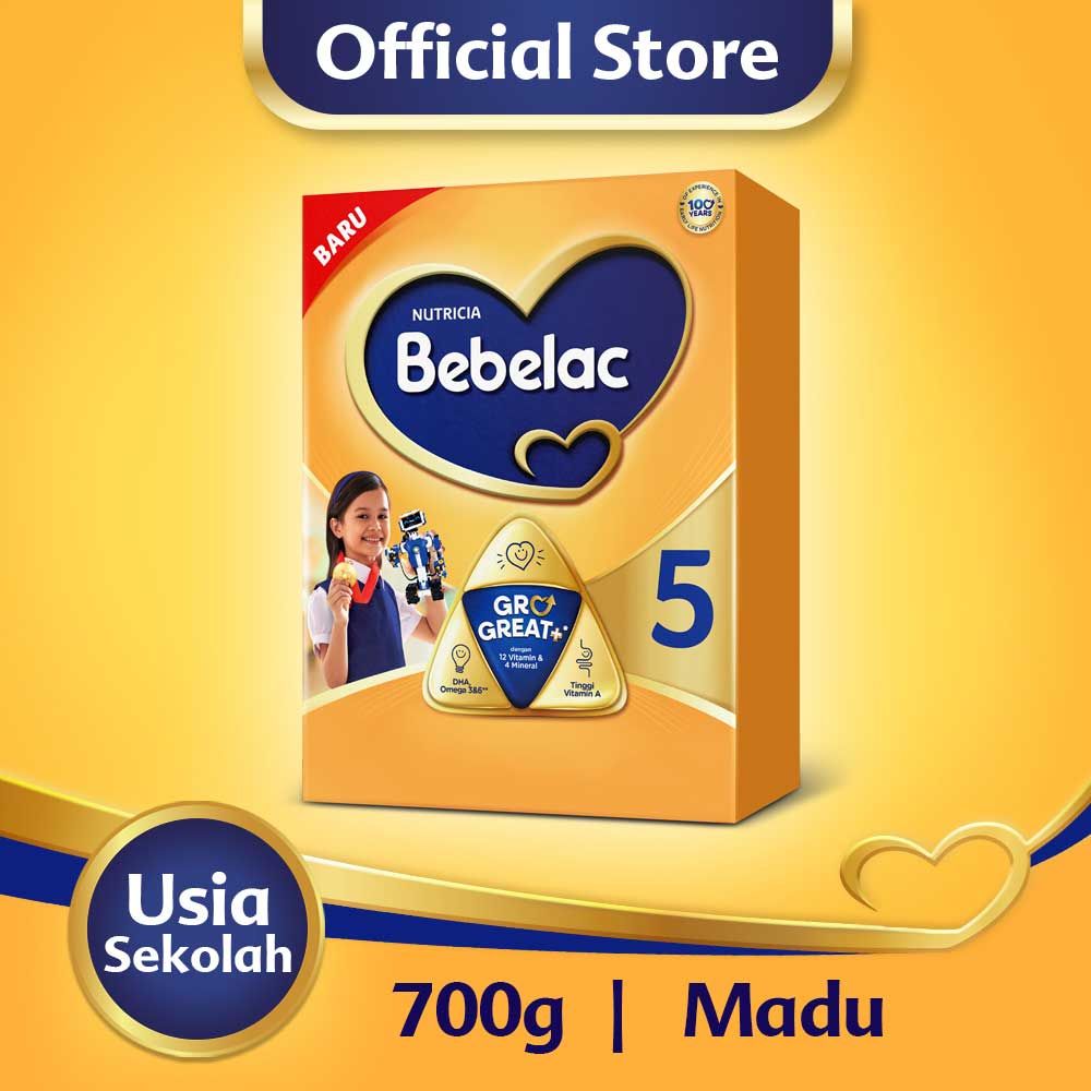 Bebelac 5 Honey Pockey Susu Bubuk 700 GR - 1