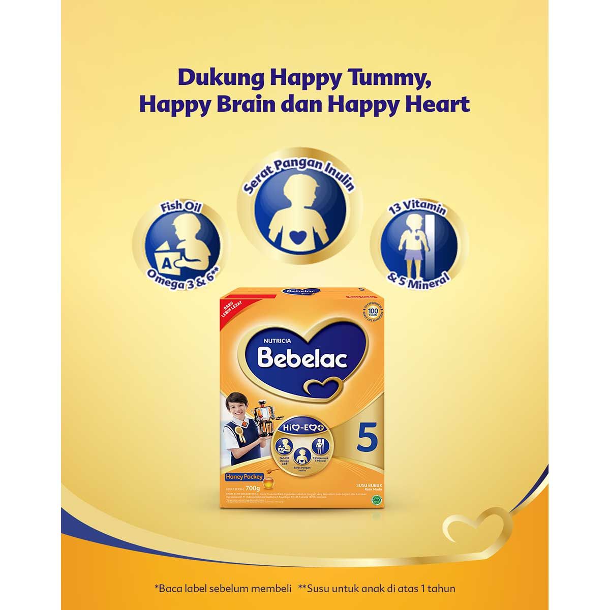 Bebelac 5 Honey Pockey Susu Bubuk 700 GR - 4