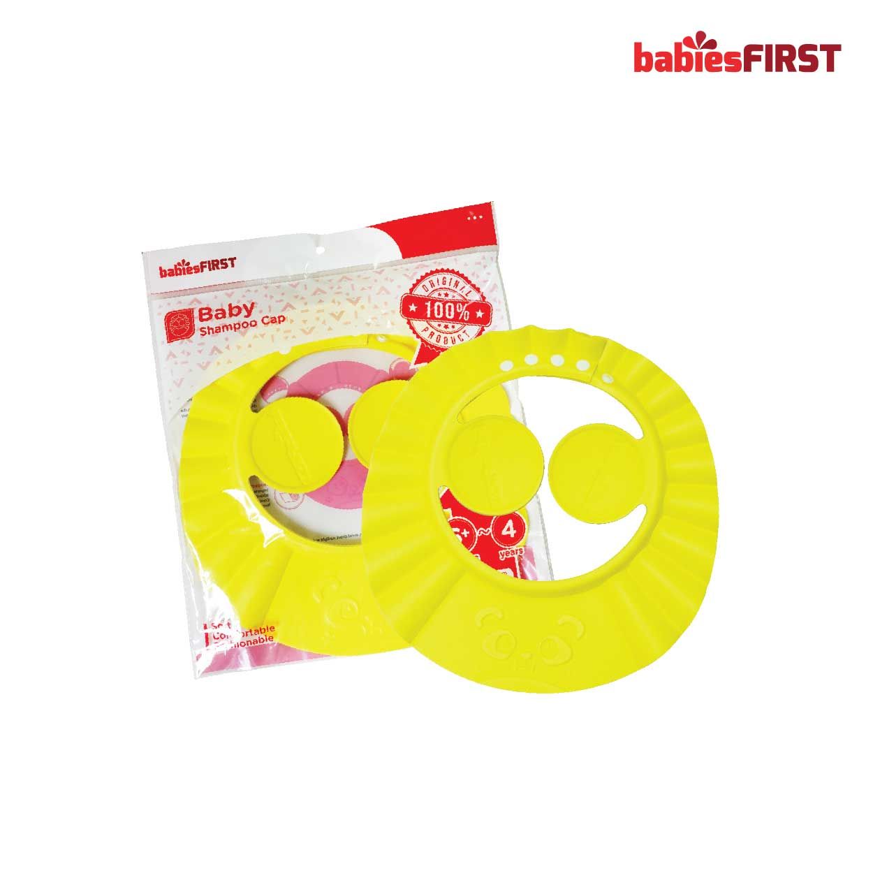 Babiesfirst Baby Shampoo Cap Yellow - 4