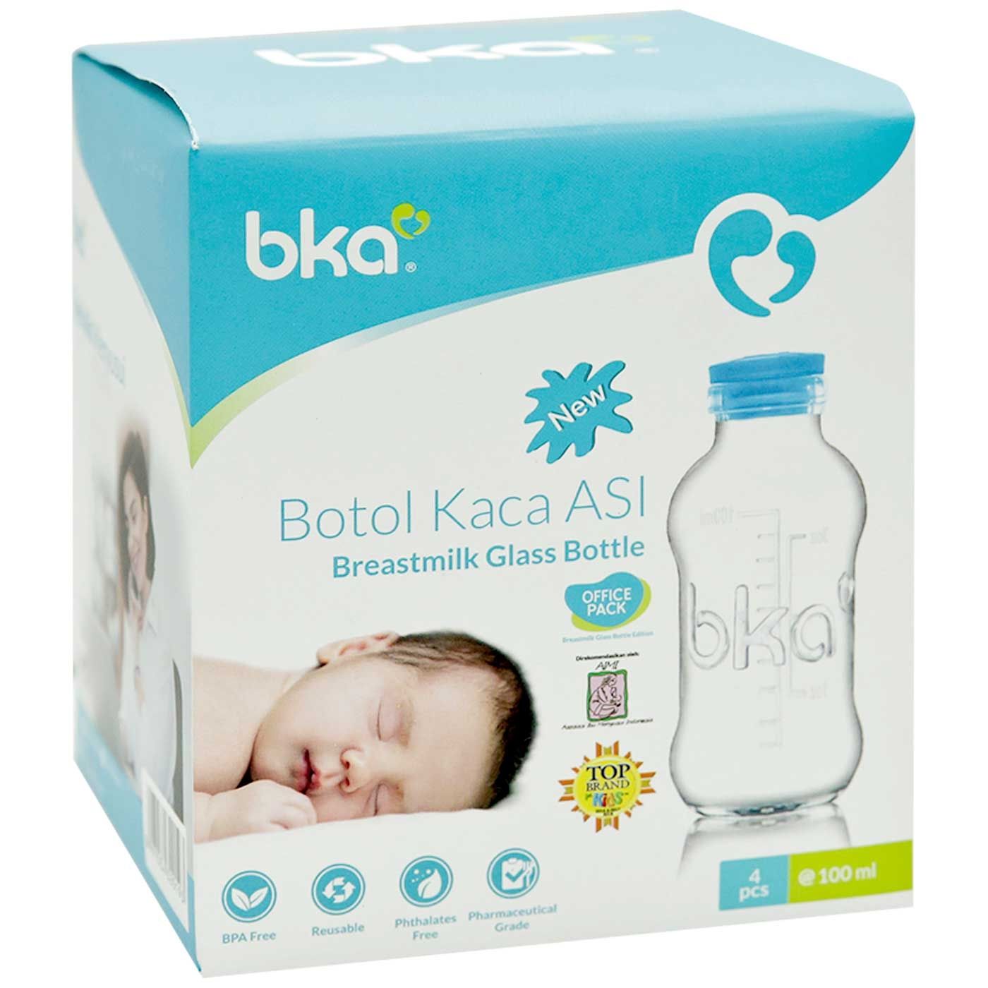 BKA Botol Kaca Asi isi 4pcs - 8