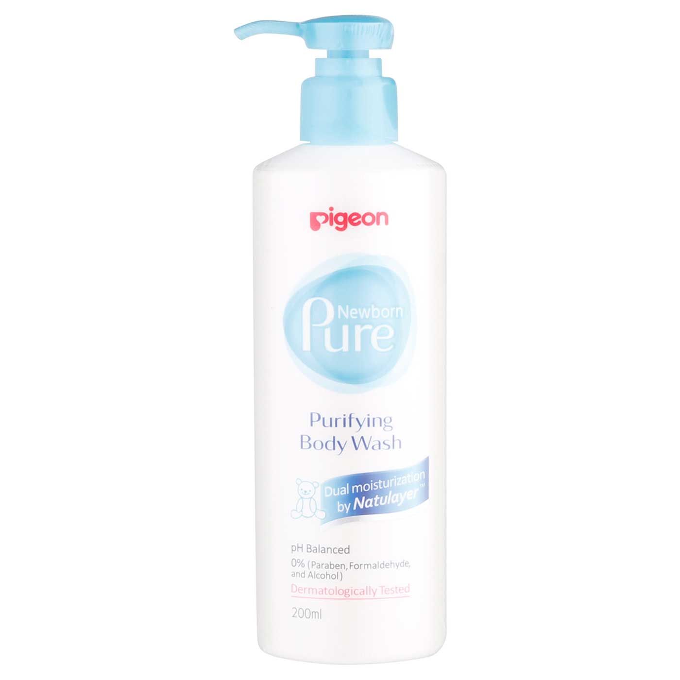 Pigeon New Born Pure Body Wash 200 Ml - 1