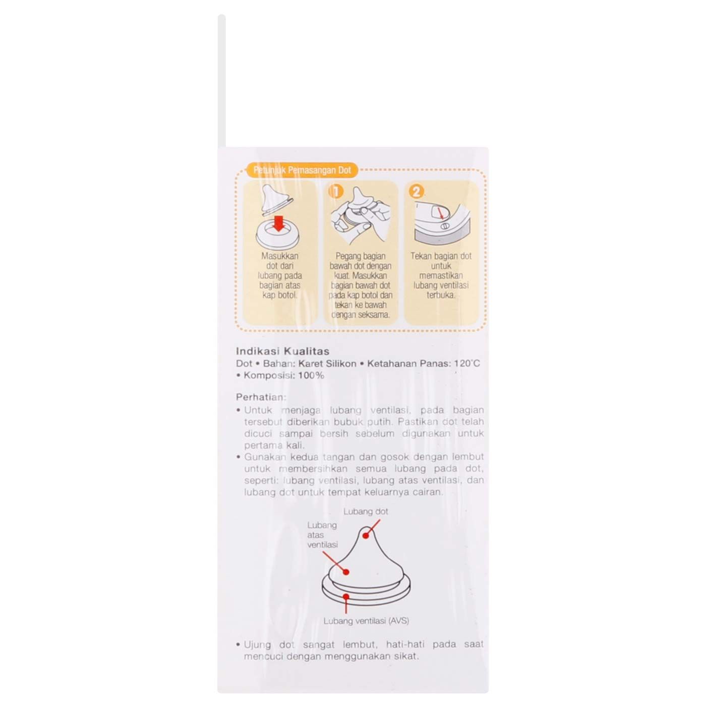 Pigeon Peristaltic Plus Nipple S (Isi 2) - 3