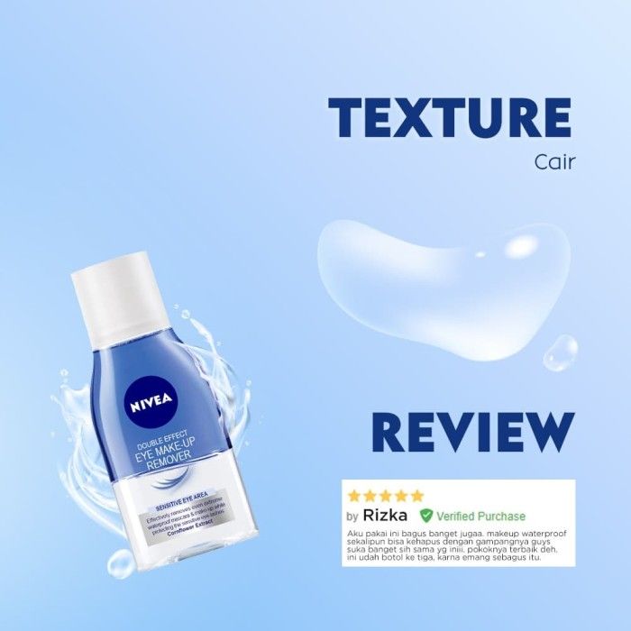 NIVEA Face Care Visage Eye Make Up Remover 125ml - 5