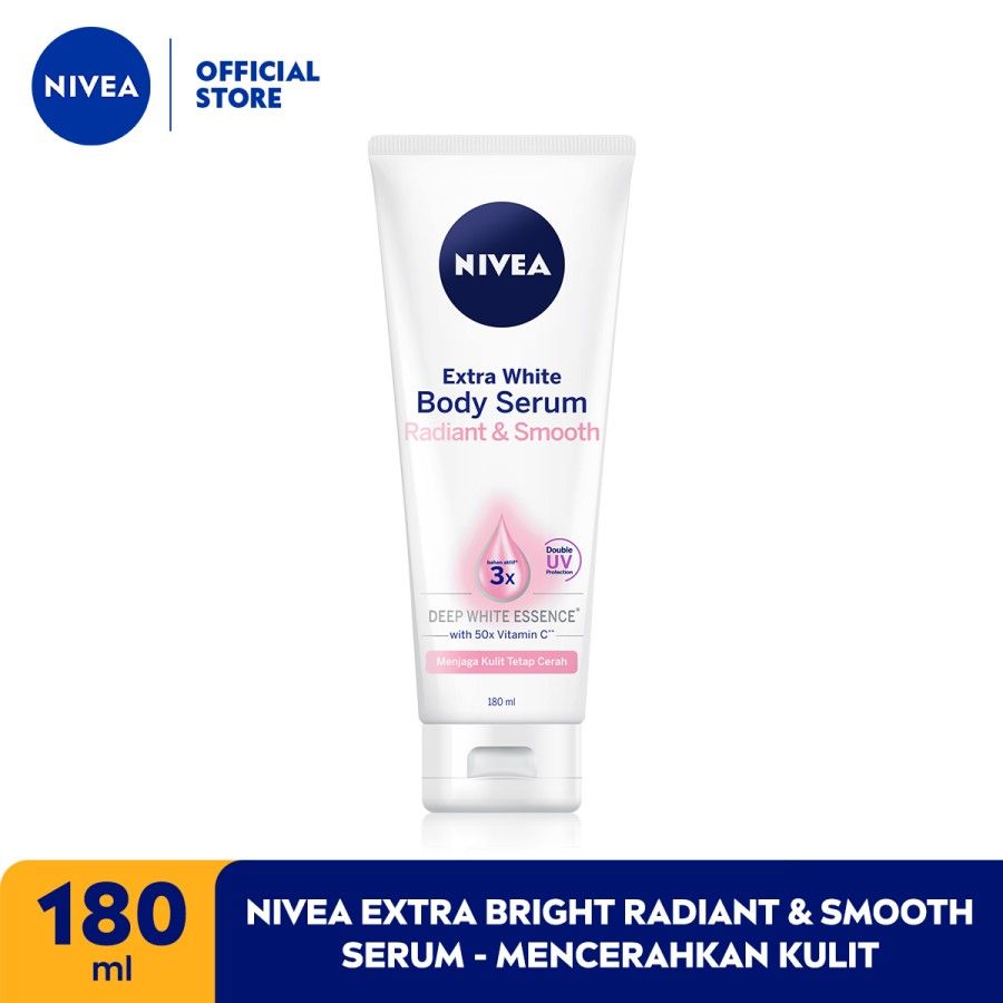 NIVEA Extra Bright Radiant & Smooth Serum 180ml - Mencerahkan Kulit - 1