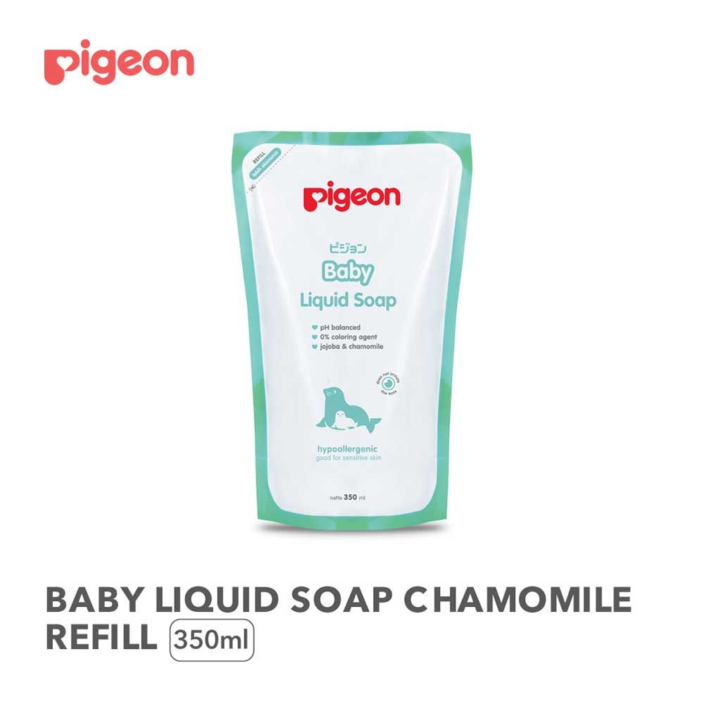 Pigeon Baby Liquid Soap Chamomile 350ml Refill - 1