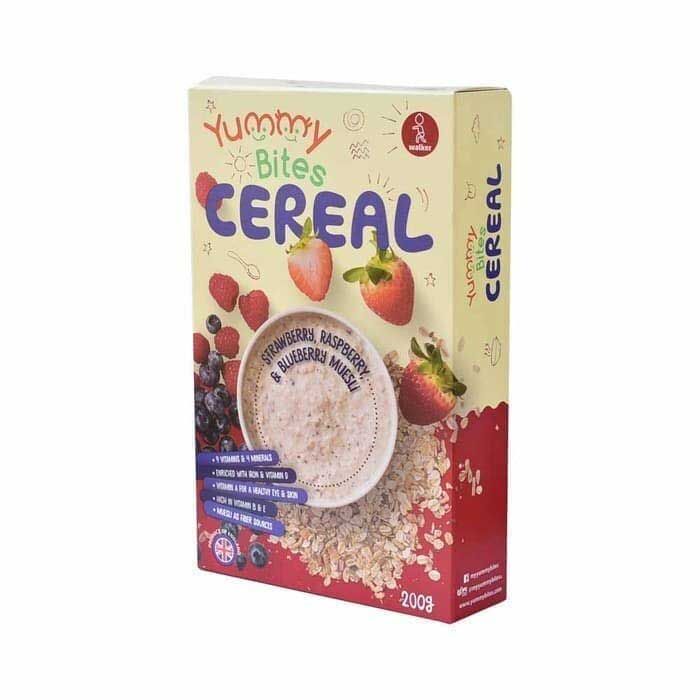 Yummy Bites Cereal Strawberry, Raspberry & Blueberry Muesli - 1