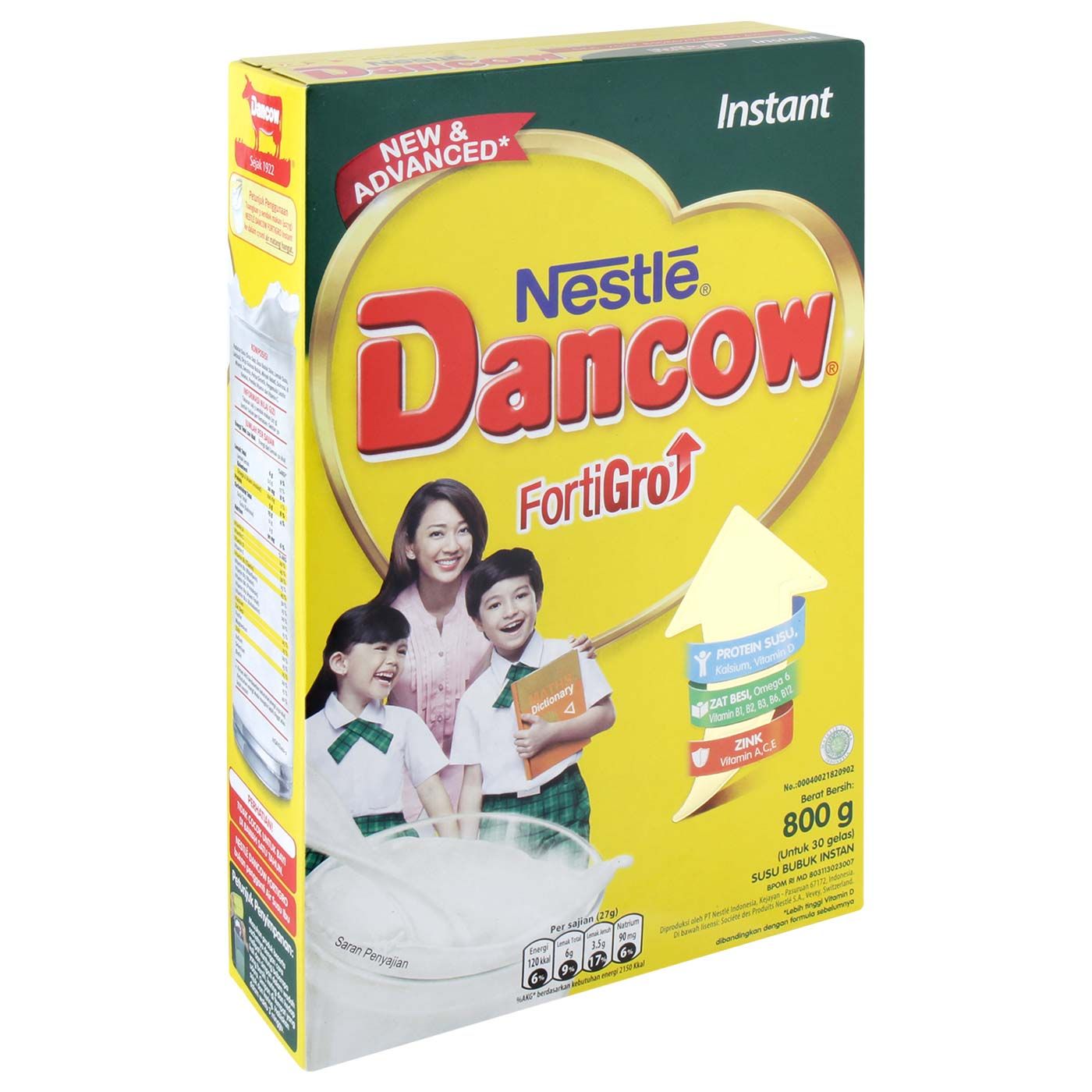 Dancow Ins Enriched Fortigoo BIB 800g - 2