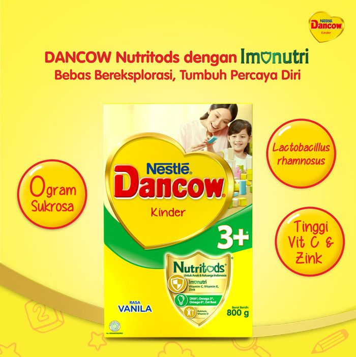 Nestle DANCOW 3+ Vanila Susu Anak 3-5 Tahun Box 1Kg - 3