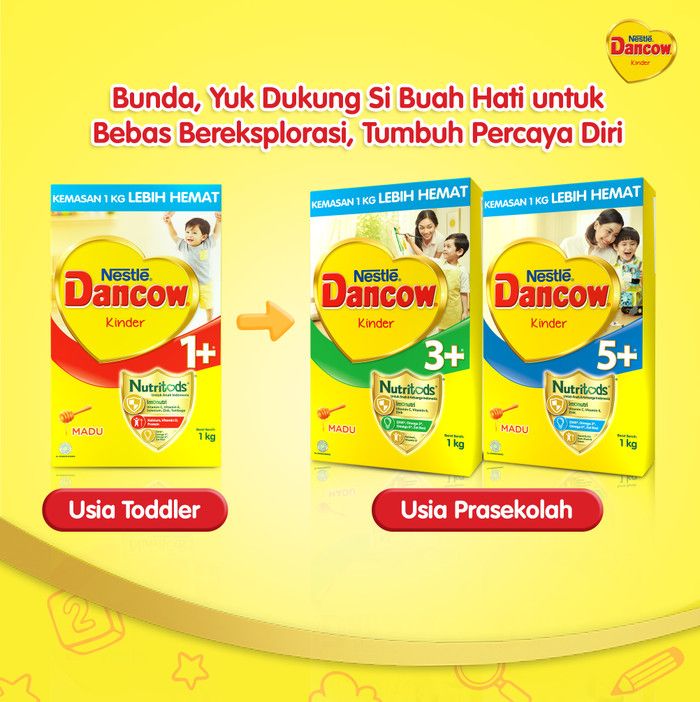 Nestle DANCOW 3+ Madu Susu Anak 3-5 Tahun Box 1Kg - 5