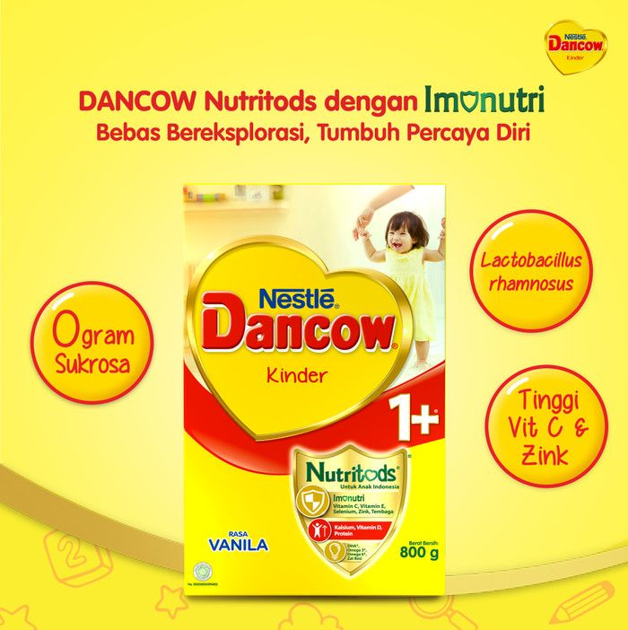 Nestle DANCOW 1+ Madu Susu Anak 1-3 Tahun Box 1Kg - 4