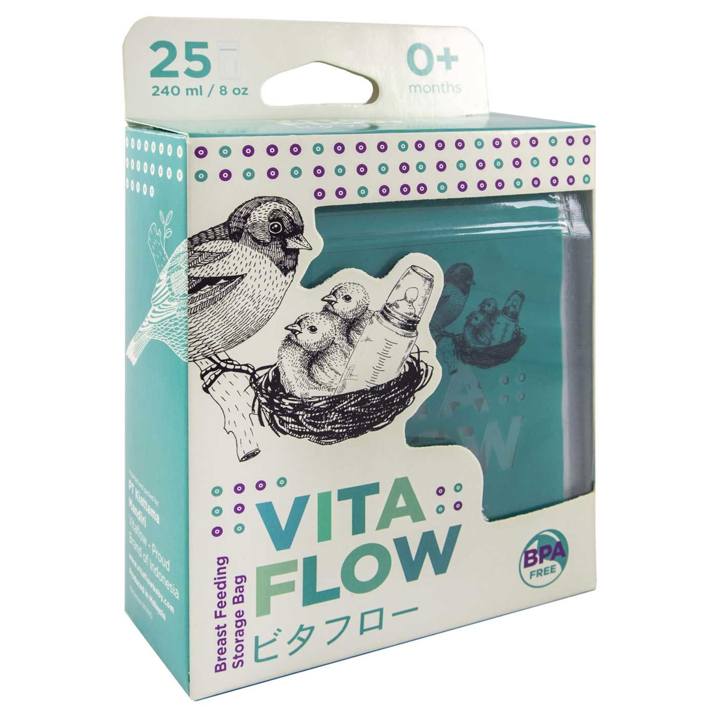 Vitaflow Kantong Asi 240ml (Isi 25pcs) - 2