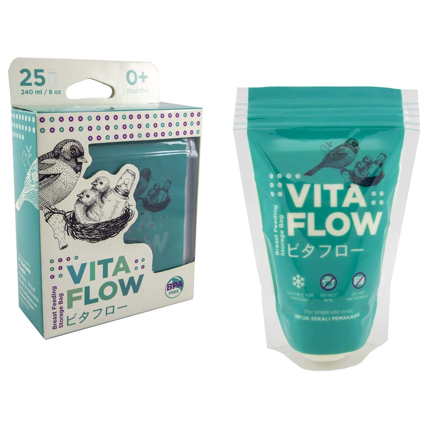 Vitaflow Kantong Asi 240ml (Isi 25pcs) - 3