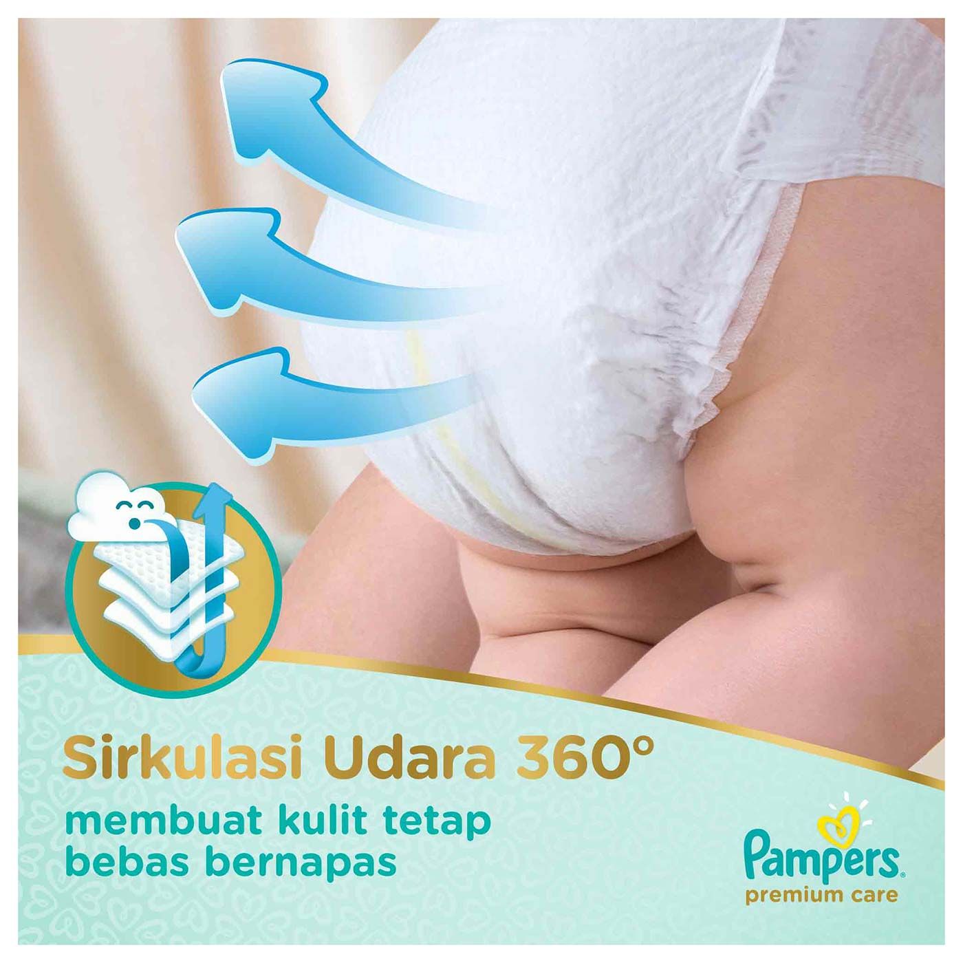 Pampers Popok Perekat NB-52 Premium Care - 4