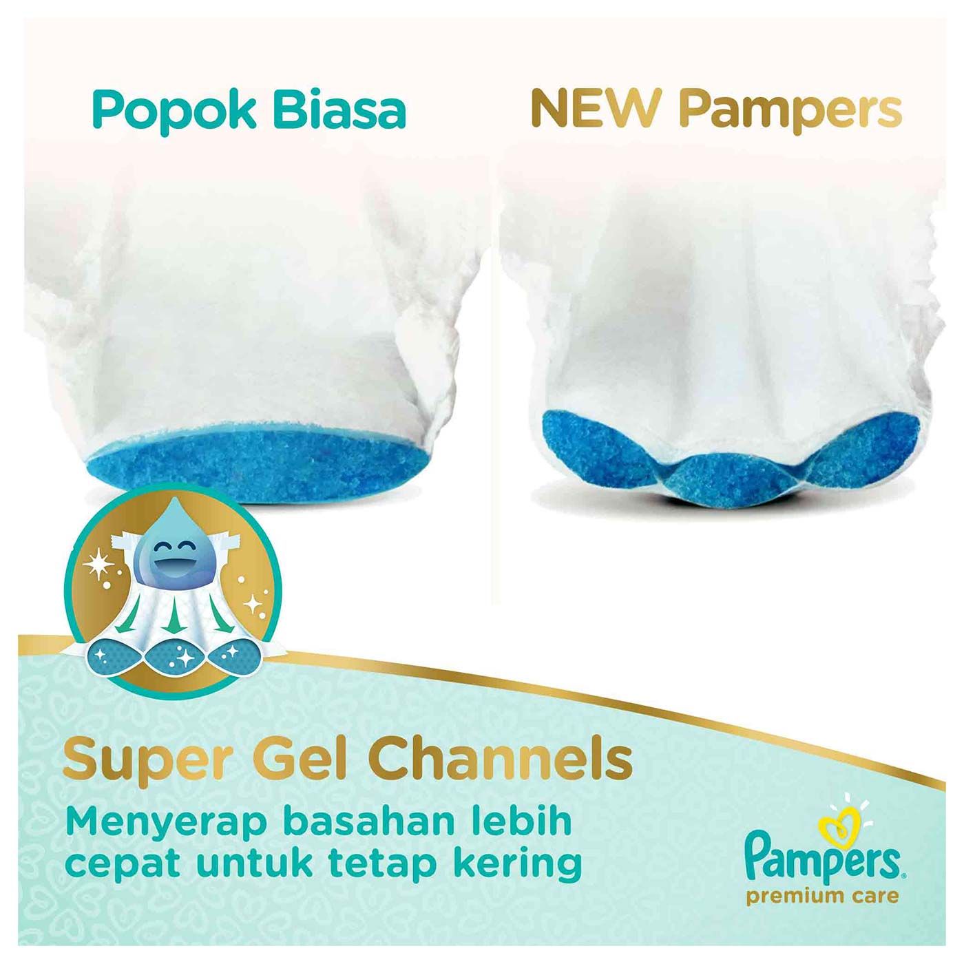 Pampers Popok Perekat NB-52 Premium Care - 6