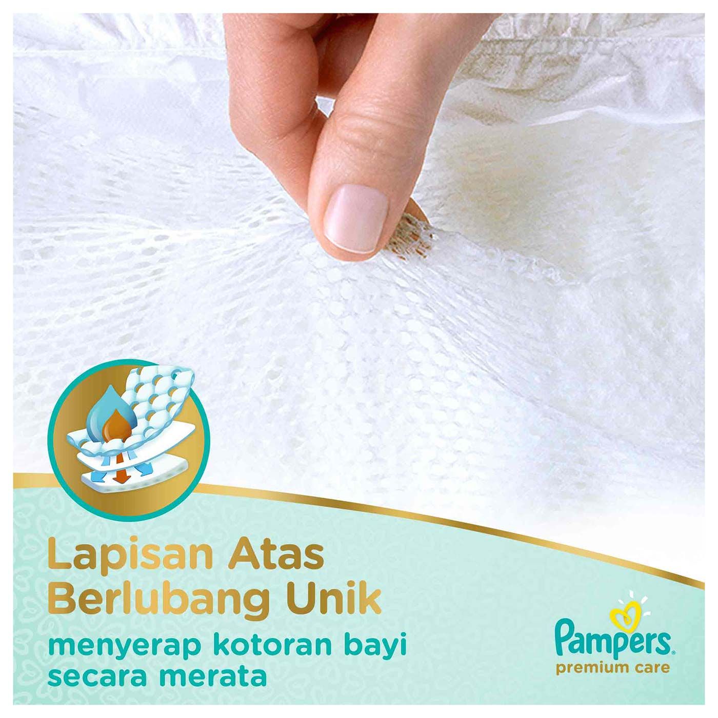 Pampers Popok Perekat NB-52 Premium Care - 8