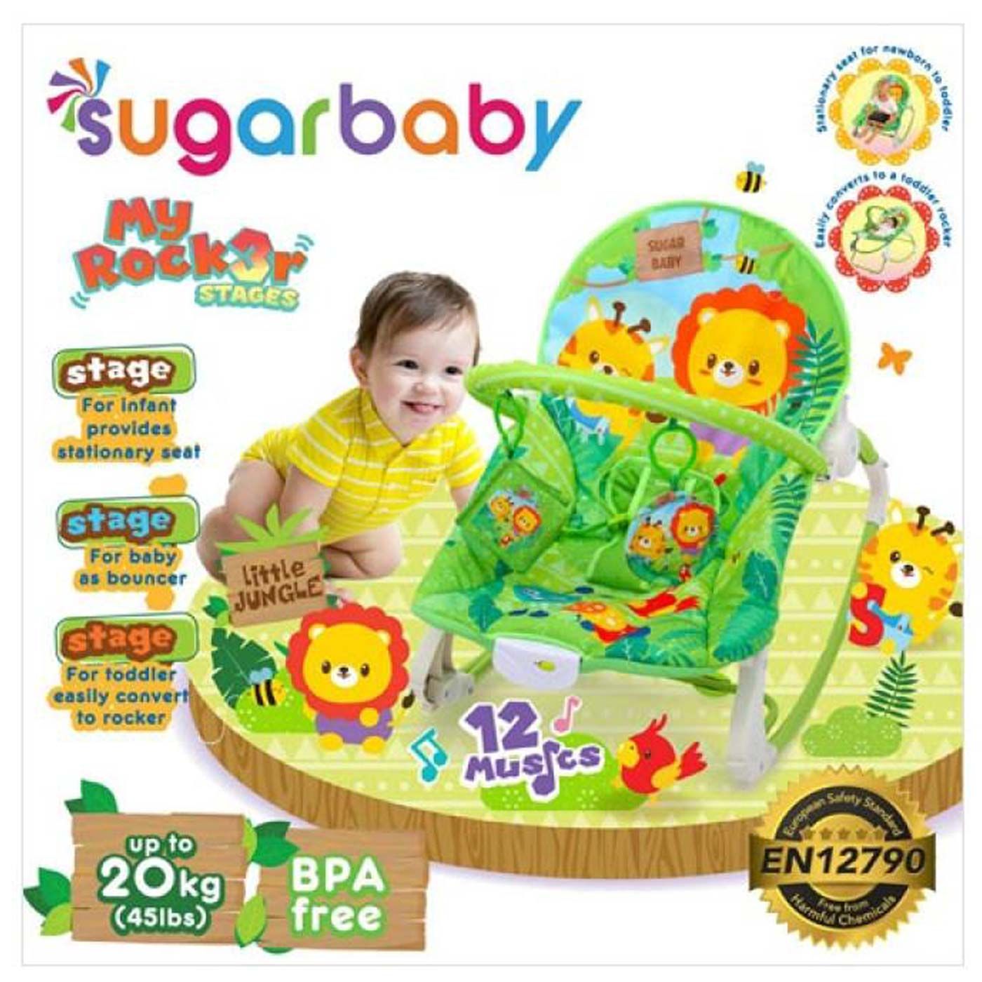 Sugar Baby My Rocker Little Jungle - 2