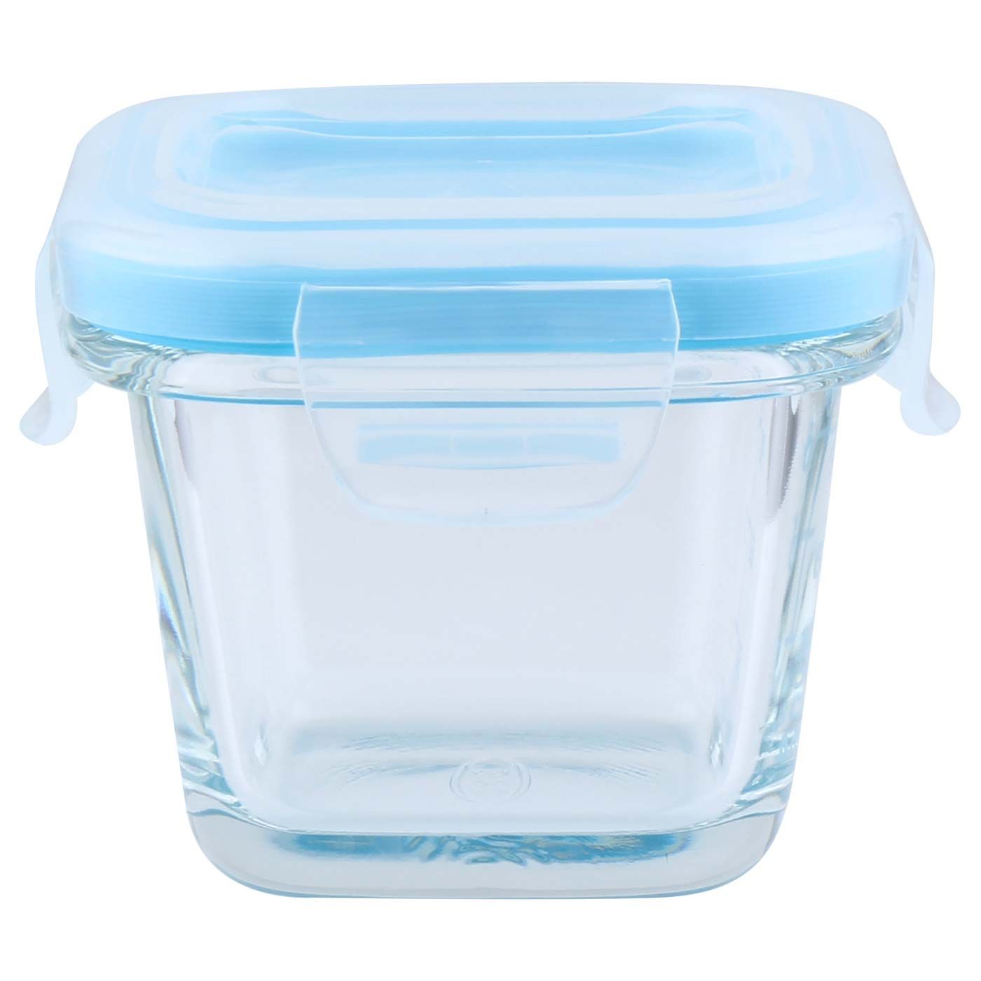 OXO Tot Glass Baby Blocks - (4 oz) Aqua - 3