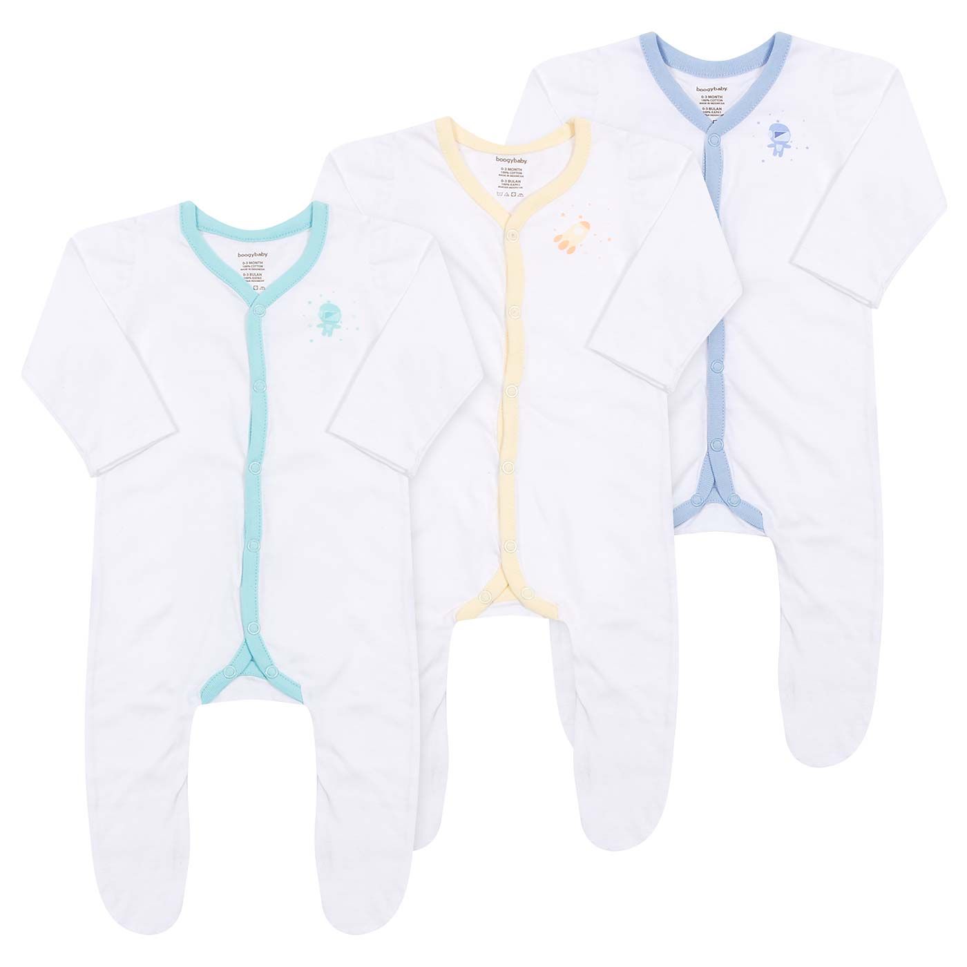 Boogybaby Sleepsuit 9-12 Stardust (Isi 3) - 1