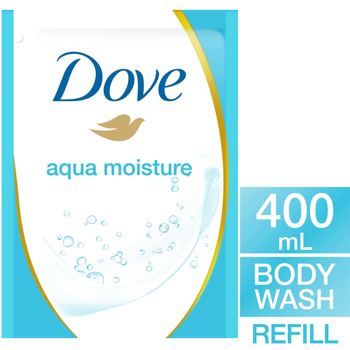 Dove Aqua Moisture Sabun Cair Isi Ulang 400ml - 2