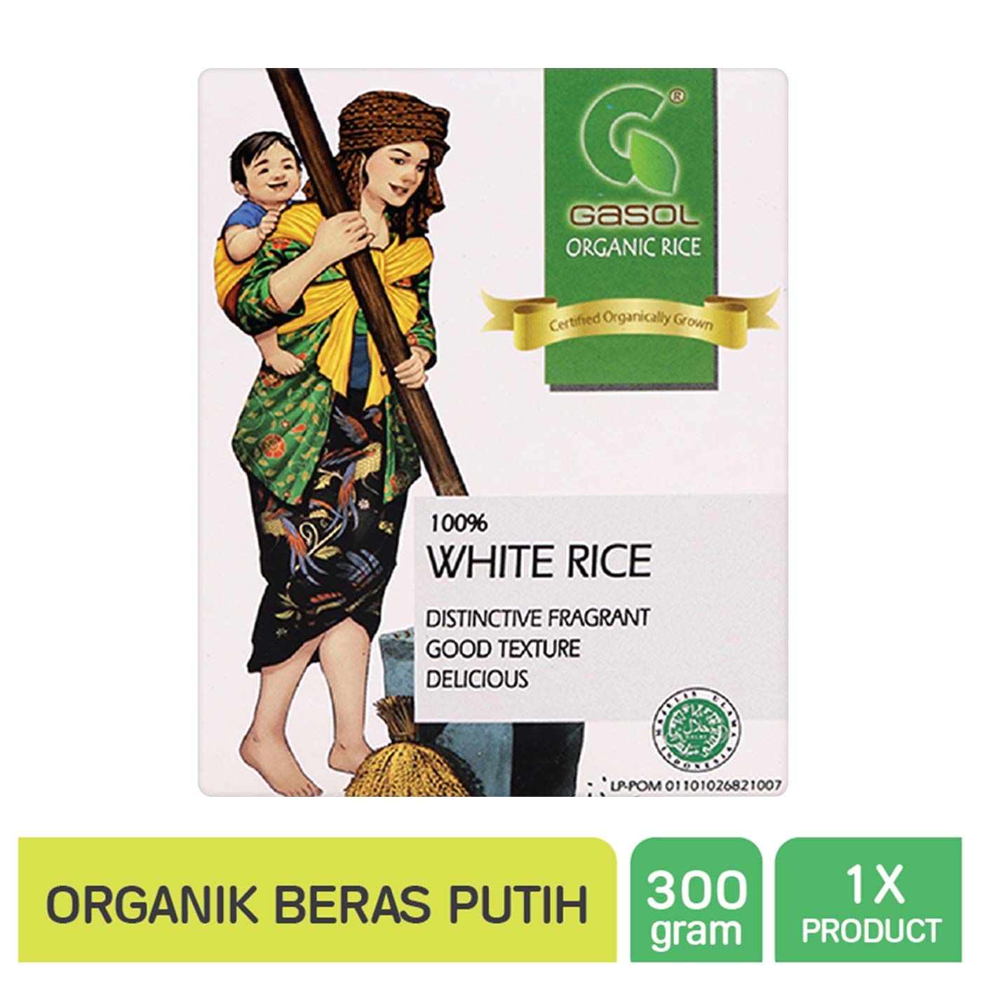 Gasol Beras Putih Organik 300gr - 1