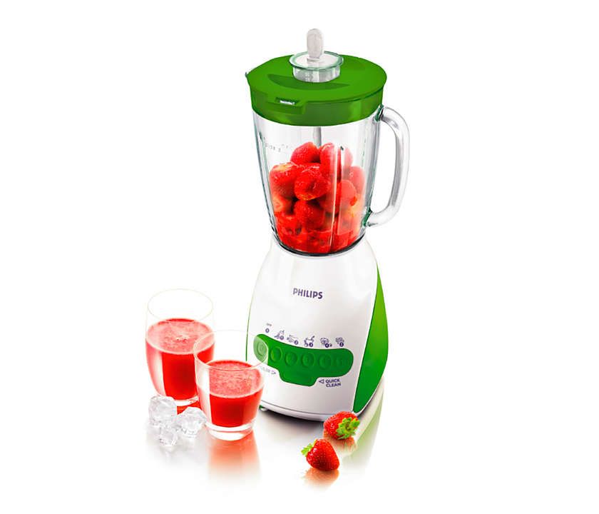 Philips Blender Gelas Plastik 2L - Hijau - HR2115/40 - 1