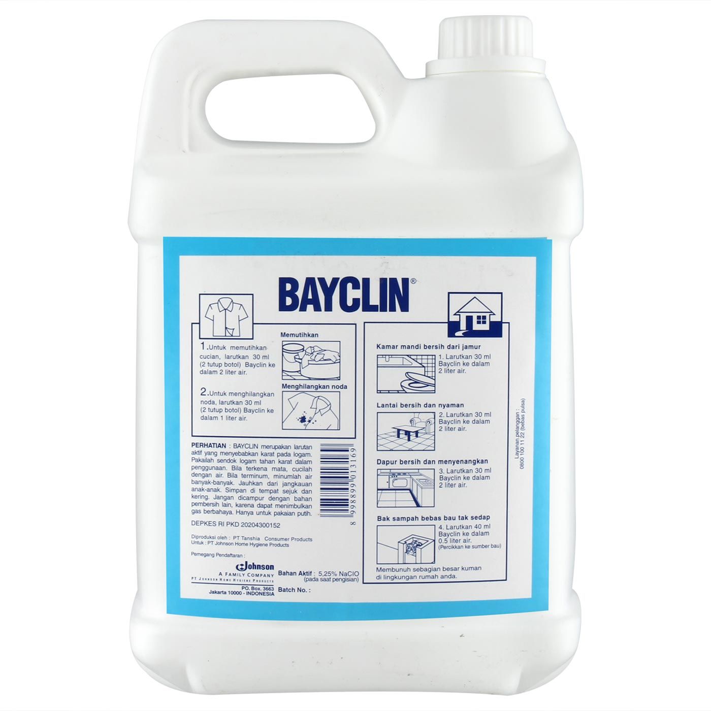 Bayclin Reguler Pemutih Pakaian Drg (4000mL) - 2