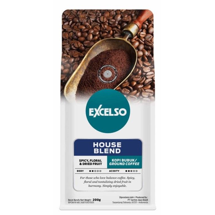 EXCELSO House Blend - Bubuk Kopi 200 gr - 2