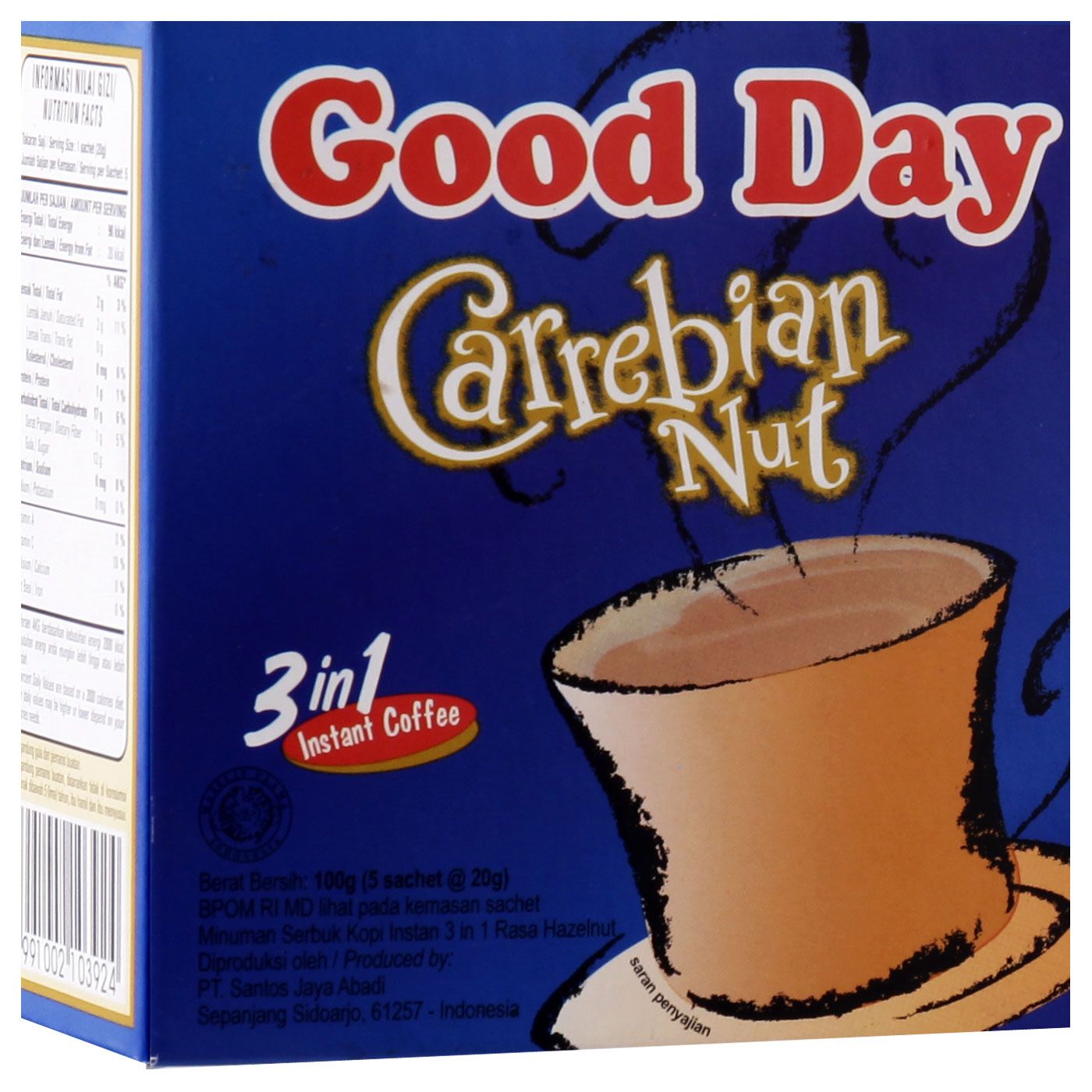 Good Day Kopi Carrebian Nut Box (5x20g) - 2