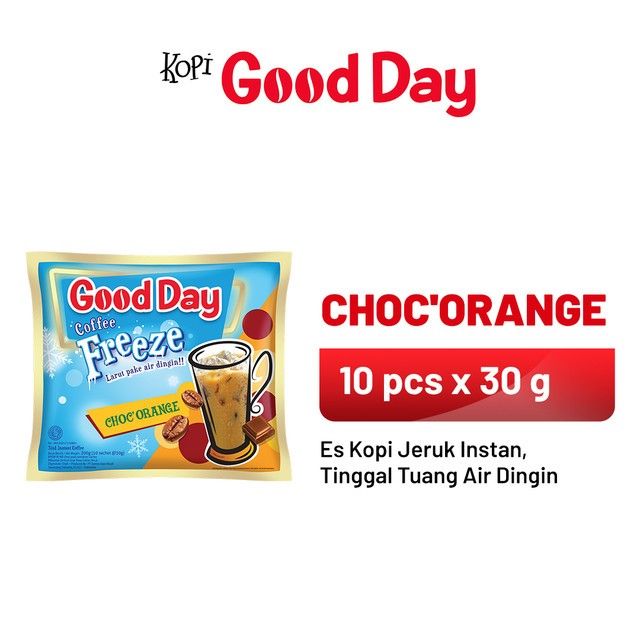 Good Day Coffe Freeze Choco Orange Bag (10x30g) - 1