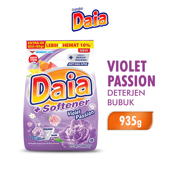 Daia Detergent Violet Bag 800gr - 1