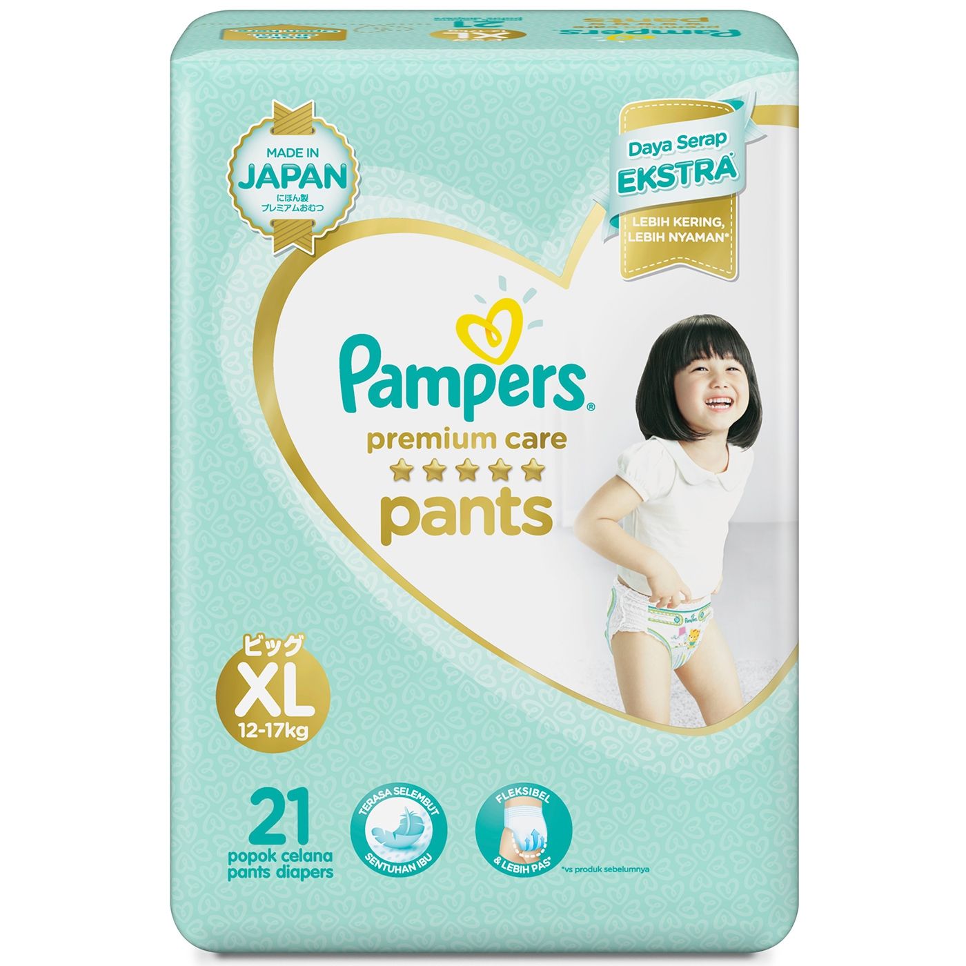 Pampers Popok Celana XL-21 Premium Care - 1