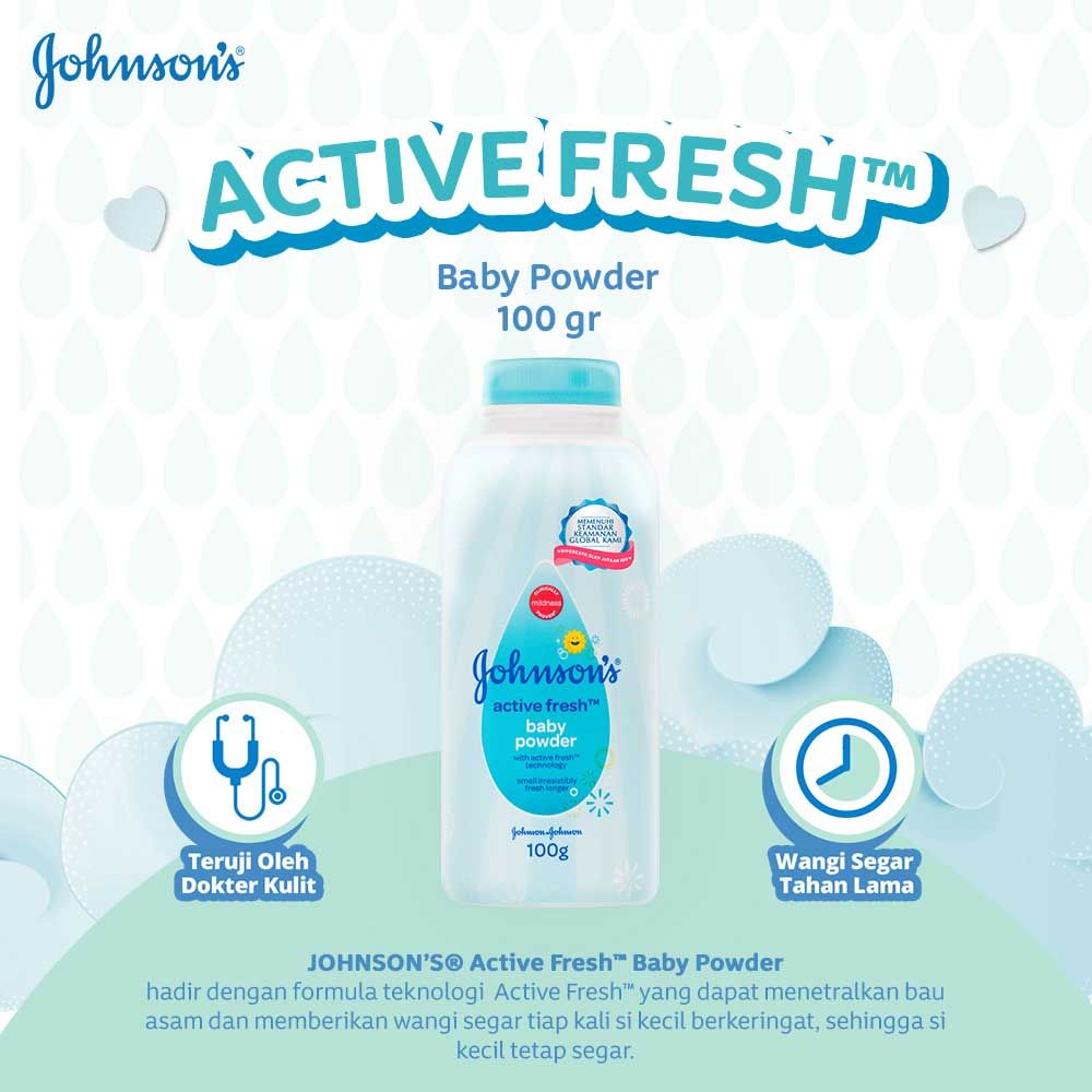 JOHNSON'S Active Fresh Powder 100gr - 2