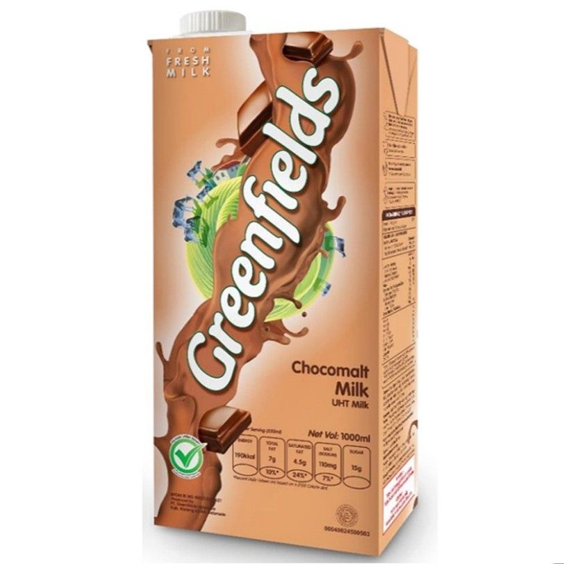 Greenfields Susu UHT Chocolate Tpk (1000mL) - 1